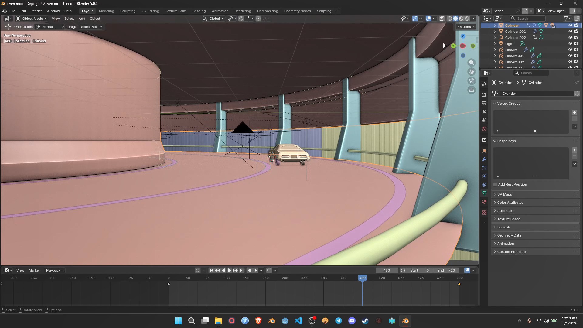 Texture Painting Time-lapse
